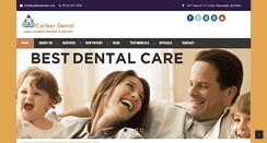 Desktop Screenshot of caliberdental.com