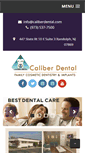 Mobile Screenshot of caliberdental.com